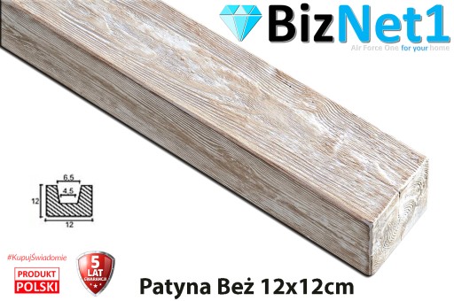 Belka Belki rustykalne dekoracyjna Modern 12x12 4M