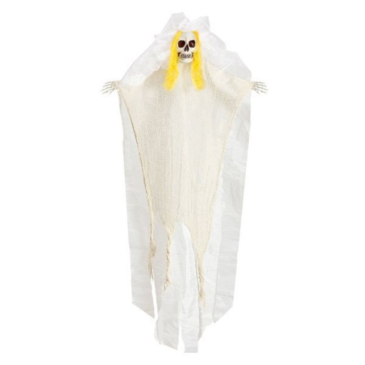 DEKORACJA SZKIELET PANNA MŁODA ŚWIECĄCY HALLOWEEN