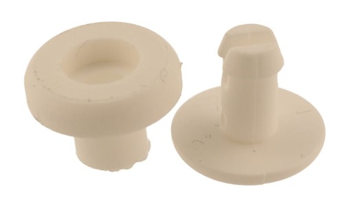 Nit plastikowy 5mm Biały 20szt