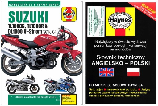 Suzuki TL 1000 DL 1000 V-Strom 97-04 Haynes руководство по ремонту +БЕСПЛАТНО 24 часа