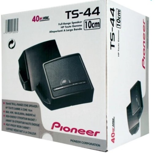 GŁOŚNIKI NA PÓŁKĘ W OBUDOWIE PIONEER TS-44 10cm40W