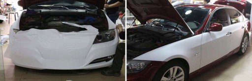 ФОЛЬГА БЕЛАЯ ШПОН МАТОВАЯ БЕЛАЯ МАТОВАЯ АВТО 50х152см