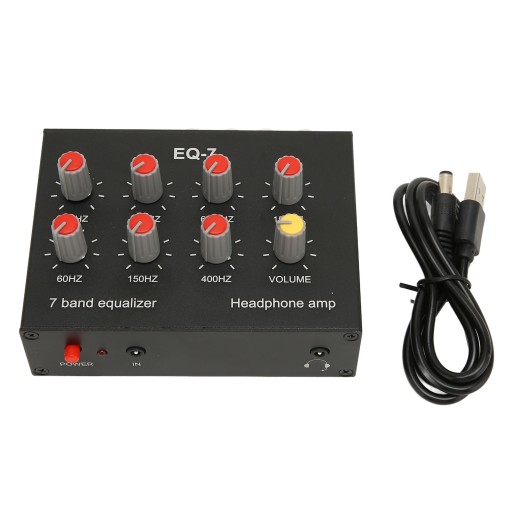 7-полосный цифровой эквалайзер RCA DC5V-12V