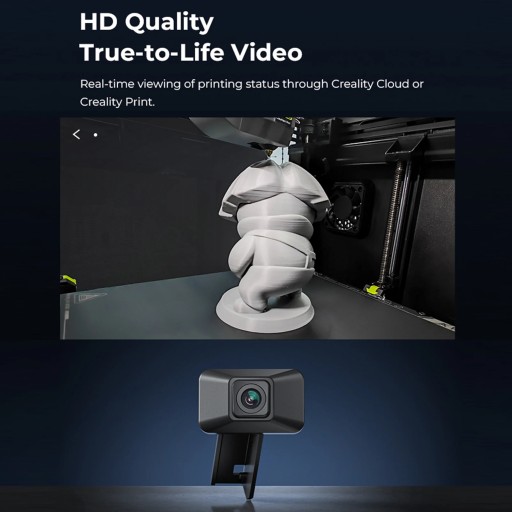 Камера Creality AI, совместимая с покадровой съемкой в ​​качестве K1/K1 MAX HD