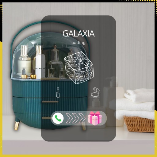 ОРГАНАЙЗЕР ДЛЯ КОСМЕТИКИ Case Container Box БОЛЬШАЯ женская косметичка