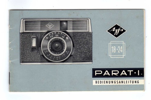 AGFA ПАРАТ 1 / 18-24/ ИНСТРУКЦИИ