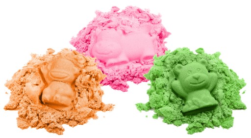 BibiMoon Kinetic Sand 3кг НАБОР ПЕСОЧНЫХ ФОРМ