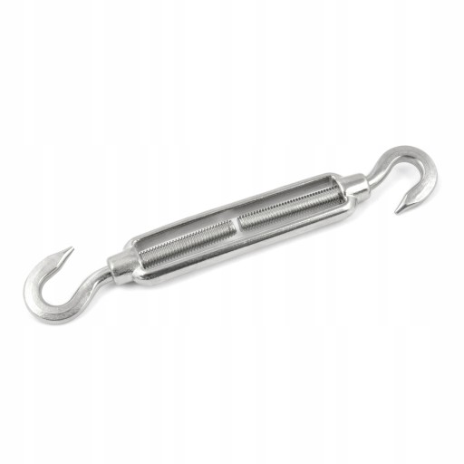 ŚRUBA Rzymska Napinająca INOX NIERDZEWNA M6 Hak-Hak A4 - 5 szt.