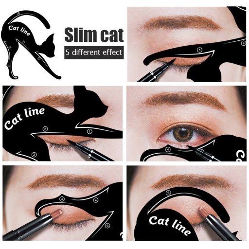 Шаблон для макияжа CAT LINE линии CAT EYE