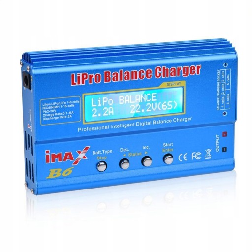IMAX B6 80W 6A Ładowarka Lipo NiMh Li-ion Ni-Cd Cy
