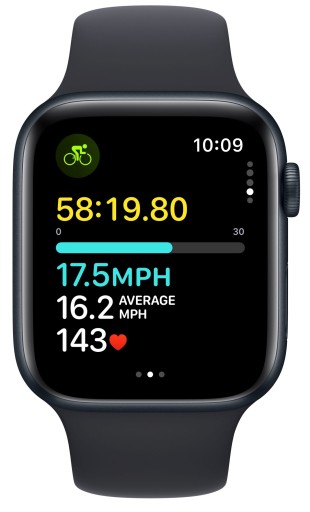 Часы SE GPS + сотовая связь, алюминиевый корпус 44 мм -