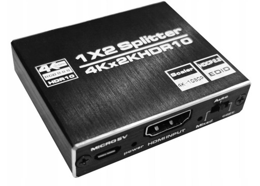 РАЗДЕЛИТЕЛЬ HDMI 2.0 1x2 4K UHD HDCP 2.2 Разветвитель