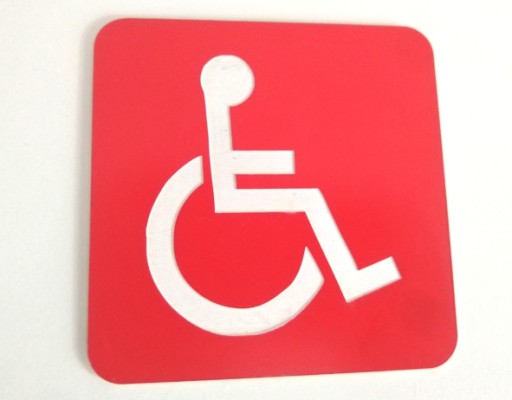 TABLICZKA toaleta WC 8X8 cm emblemat GRAWER znak