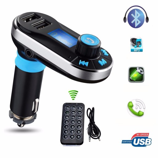 FM-ПЕРЕДАТЧИК 2x USB Bluetooth MP3 SD AUX ФУНКЦИОНАЛЬНЫЙ ПРИВОД