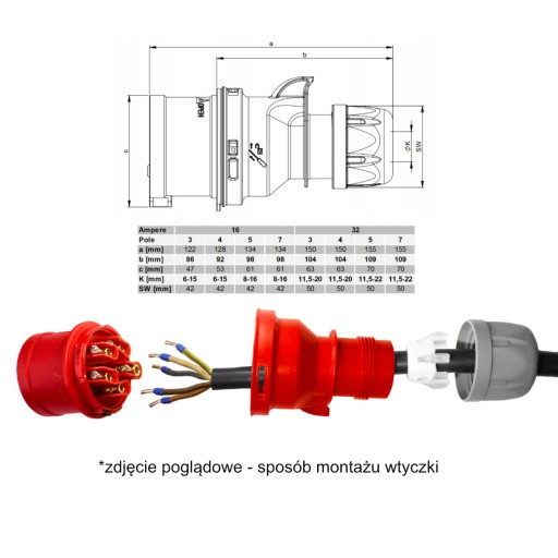 ПОЛИУРЕТАНОВЫЙ УДЛИНИТЕЛЬ СИНИЙ 16A H07BQ-F 10M 5x2,5 PUR