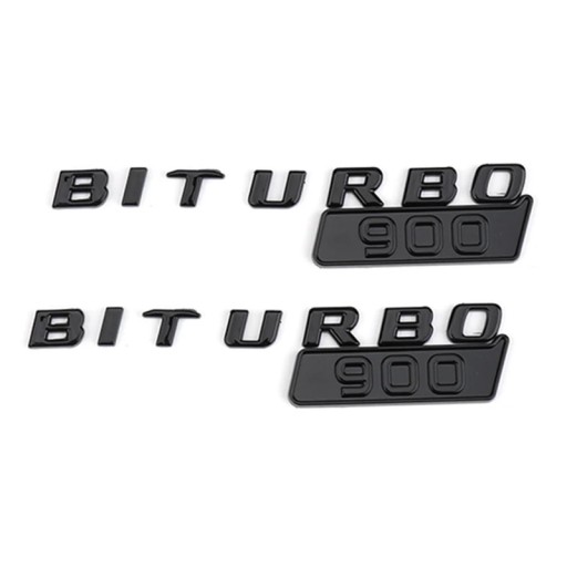 2 шт. 3d ABS Biturbo 700 800 900 логотип автомобильное крыло эмблема значок наклейка для меня