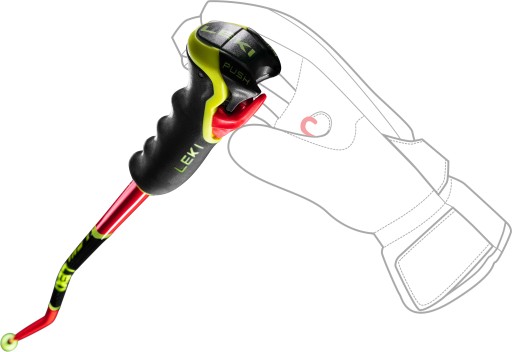 Лыжные палки Leki WCR LITE GS 3D 65265901 105см