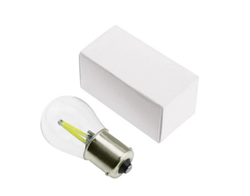 LED COB FILAMENT PY21W BAU15S BIAŁA 12V 24V