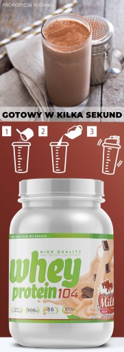 Коктейль для похудения Whey Protein 104 ДЛЯ ЖЕНЩИН