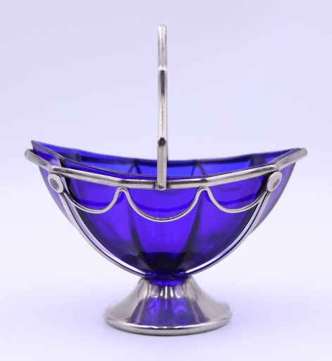 stara CUKIERNICA szkło + plater Celtic Plate