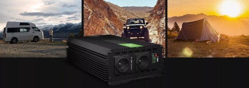 Преобразователь GREEN CELL Pro 12 В/230 В, 3000 Вт/6000 Вт