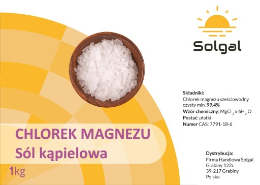МАГНИЯ ХЛОРИД Соль для ванн в хлопьях RELAX home spa CLEAN 1кг