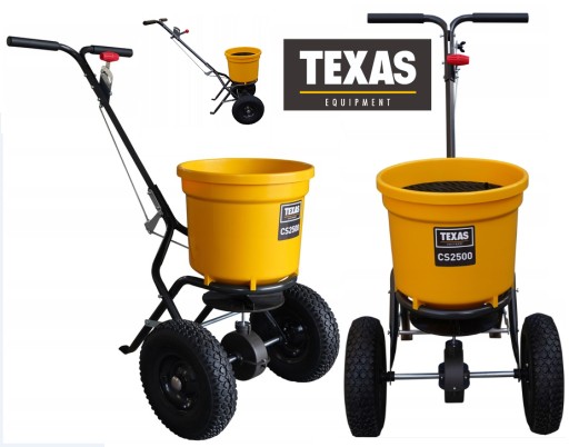 СЕЯЛКА TEXAS CS2500 РАЗБРАСЫВАТЕЛЬ УДОБРЕНИЙ РАЗБРАСЫВАТЕЛЬ СОЛЬ ПЕСКА СЕМЕНА 25кг