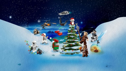 LEGO STAR WARS 75245 Адвент-календарь 2019 Чубакка Порг Люк Скайуокер