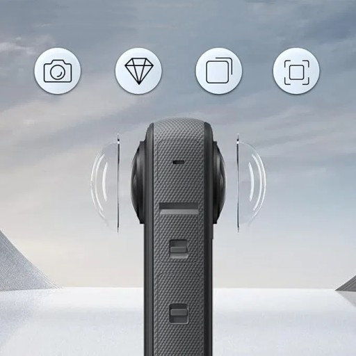 Защитные очки для линз Insta360 X3 — липкие защитные очки для линз