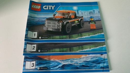 LEGO CITY 60085 МОТОРНАЯ ЛОДКА МАШИНА ИНСТРУКЦИЯ