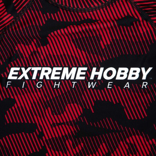 Koszulka do MMA Crossfit Czerwona Męska 3XL EXTREME HOBBY