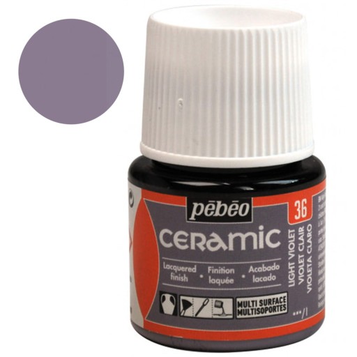 Farba do ceramiki Pebeo Ceramic 45m 36 LightViolet