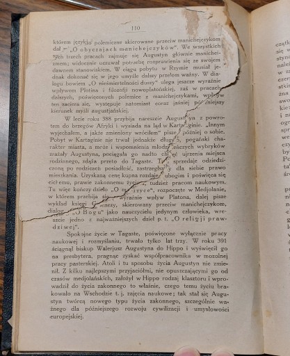 Filozofja (filozofia) św. Augustyna na tle epoki 1922 wyd. 2 uzup.
