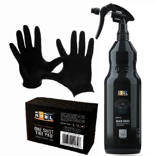 ADBL Black Water 500ml - dressing, nabłyszczacz do opon w sprayu