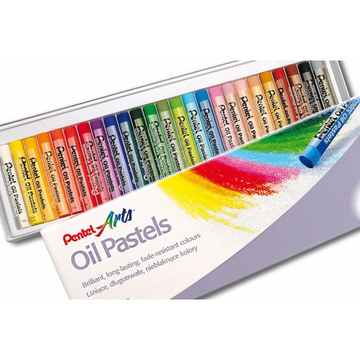 Масляная пастель Pentel PHN, микс 36 цветов.