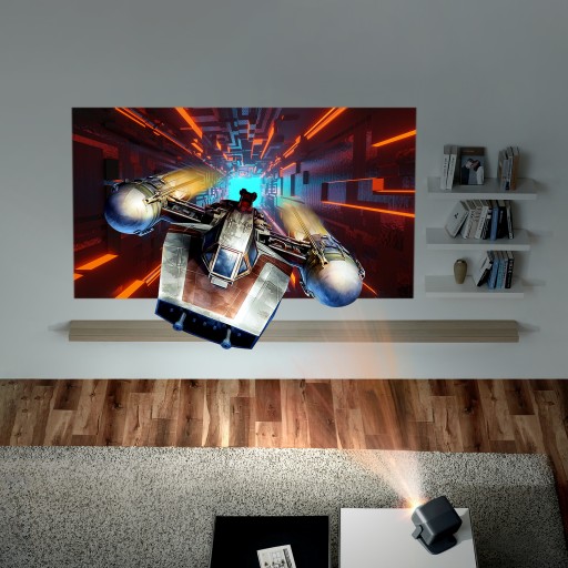 4K DLP PROJEKTORA ŻYWOTNOŚĆ LAMPY 30000HS 2200CVIA Chromecast REMOTE WIFI
