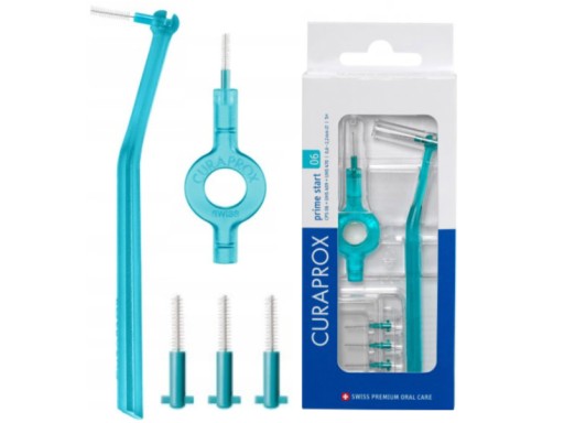 Szczoteczki Międzyzębowe Curaprox CPS 06 Prime Start + Uchwyty Wyciorki