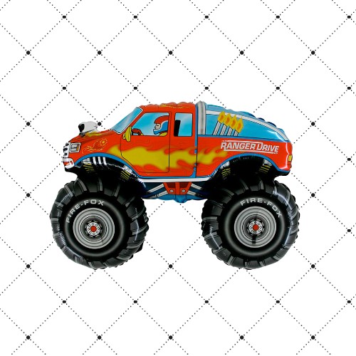 Фольгированный шар Twister Ranger красный 21