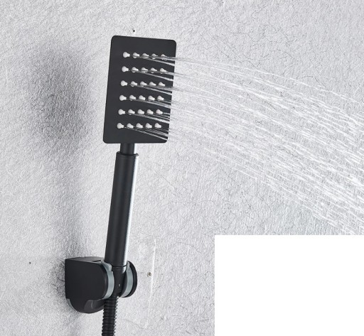 TAPE BATH SHOWER FACTER с ЖК-дисплеем, МАТОВЫЙ ЧЕРНЫЙ