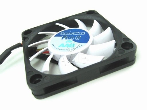 3x СУПЕР ТИХИЙ ВЕНТИЛЯТОР AAB-COOLING, ЭФФЕКТИВНЫЙ ВЕНТИЛЯТОР 6 СМ, ВЕТЕР 17,3 дБ