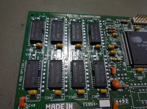 Видеокарта Cirrus Logic 1 МБ ISA VGA CL-GD5426-80QC