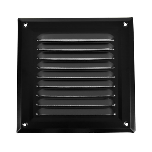 ДЫМОХОД ВЕНТИЛЯЦИОННЫЙ МАРКА 17X17 CM RAL 9005 ГЛЯНЦЕВЫЙ ЧЕРНЫЙ