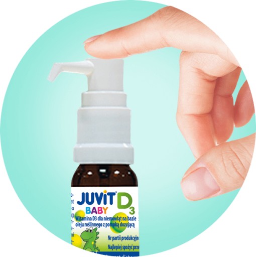 JUVIT BABY D3 Капли для приема внутрь с помпой 10 мл