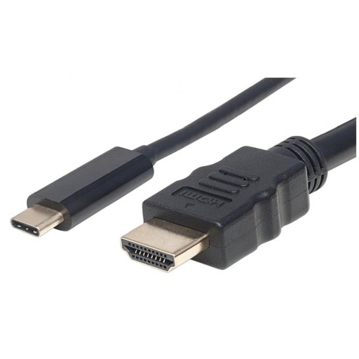 Кабель-переходник Manhattan USB-C/HDMI 4K*30Гц DP Alt Mode 1м черный