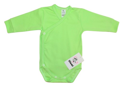 Pistachio -Sleeved Envelope Cotton Bodysuits56