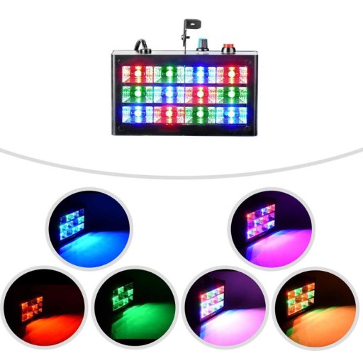 12RGB светодиодный стробоскопический светильник для дискотек