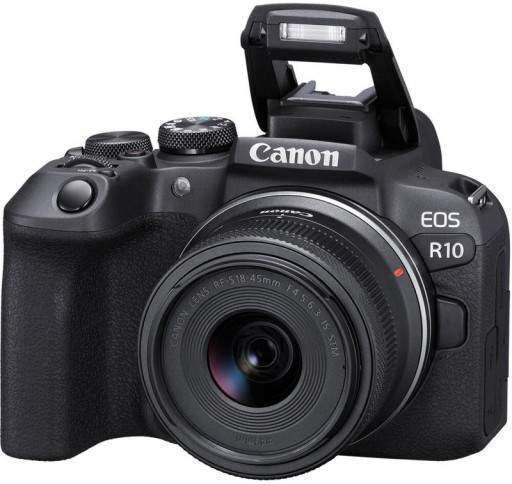 Цифровая камера Canon EOSR10 + объектив RF-S 18-45mm 4.5-6.3 - CASHBACK 300