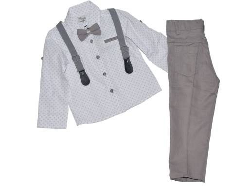Terry Kids elegancki komplet 86 12-18 m 4 części