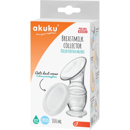 AKUKU МОЛОКОСБОРНИК MAGIC БУТЫЛКА МОЛОКООТСОС НАСОС 2 ШТ. A0399