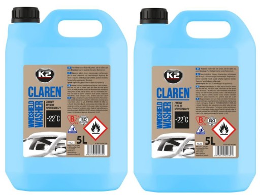 K2 CLAREN -22C ЗИМНЯЯ ОМЫВАЮЩАЯ ЖИДКОСТЬ 5л X2